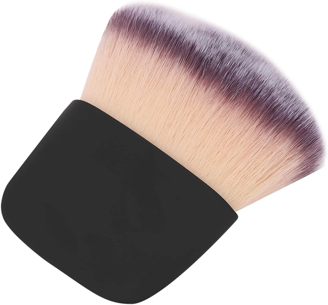 براش پودر مینی NOENNULL، براش آرایشی چند منظوره، موی نرم قابل حمل برای پودر فیکس و رژگونه (مشکی)