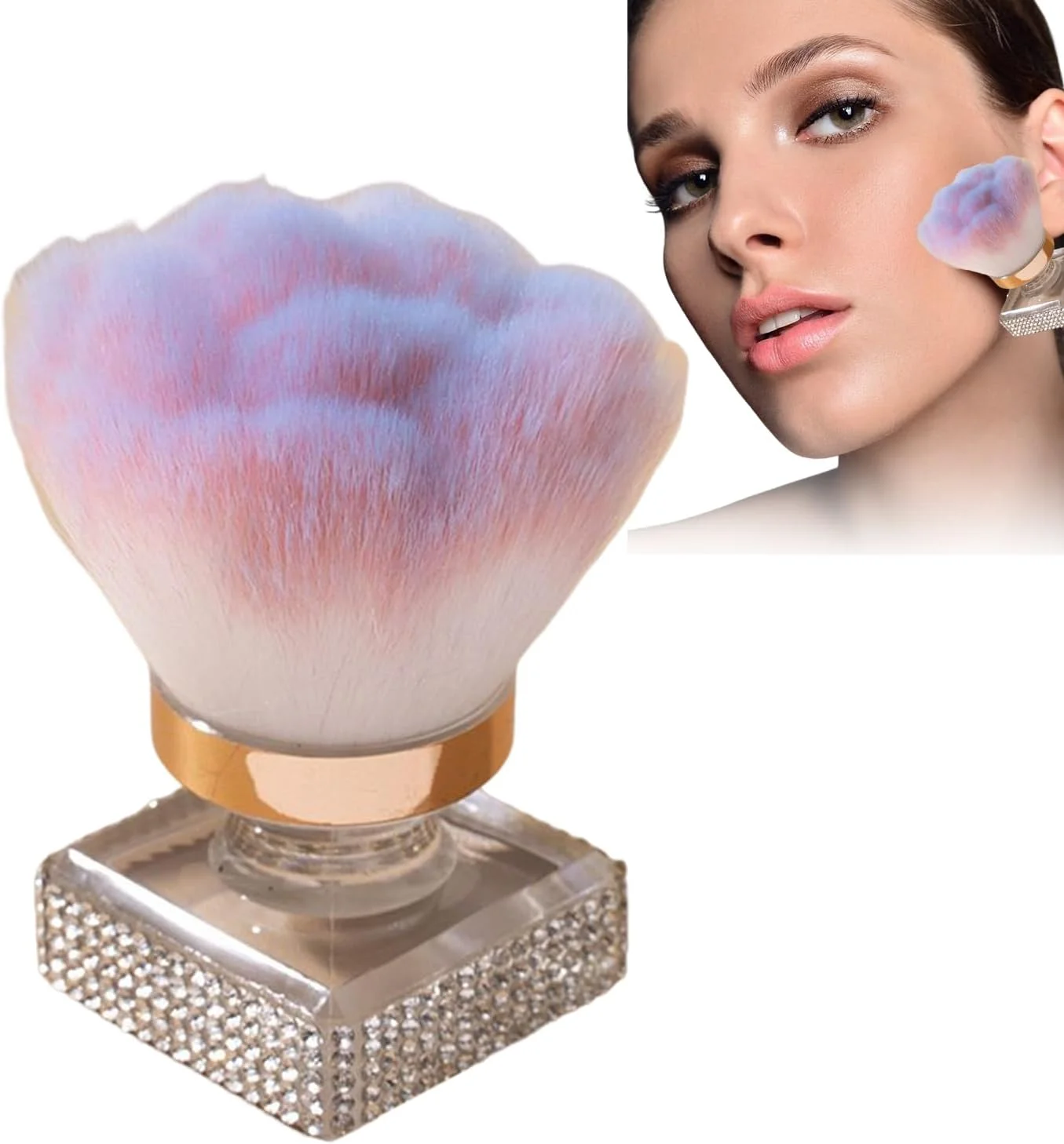 برس گردگیری ناخن | برس پودر صورت - ابزار آرایشی مسافرتی برای پدیکور مانیکور هایلایت و کانتورینگ برس گردگیری ناخن | برس پودر صورت - ابزار آرایشی مسافرتی برای پدیکور مانیکور هایلایت و کانتورینگ