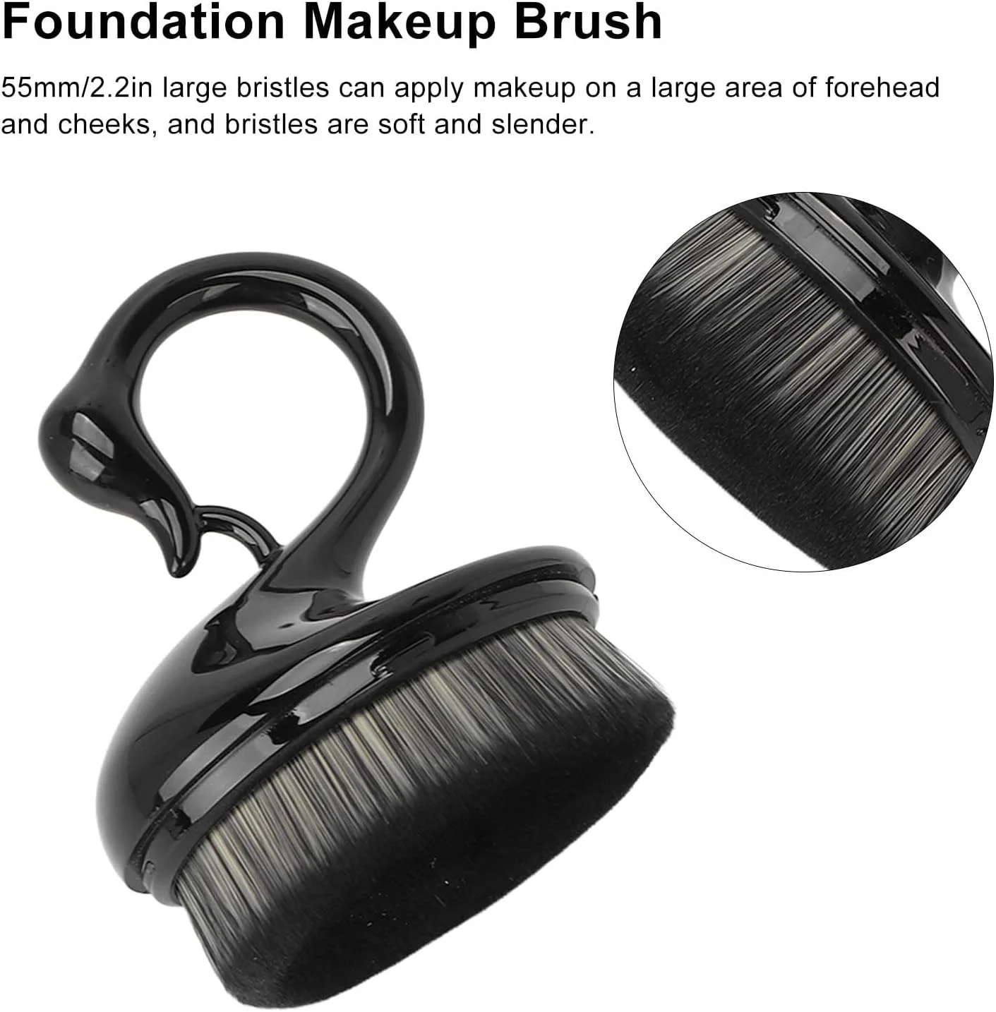 براش مایع Meiyya، براش رژگونه صورت با شکل کمانی تیز، سبک و کوچک، مناسب برای آرایش و ترکیب مواد مایع براش مایع Meiyya، براش رژگونه صورت با شکل کمانی تیز، سبک و کوچک، مناسب برای آرایش و ترکیب مواد مایع