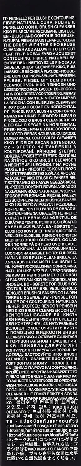 براش رژگونه زاویه دار KIKO Milano Face 10 | براش زاویه دار از الیاف طبیعی برای رژگونه، برنزر و هایلایتر براش رژگونه زاویه دار KIKO Milano Face 10 | براش زاویه دار از الیاف طبیعی برای رژگونه، برنزر و هایلایتر