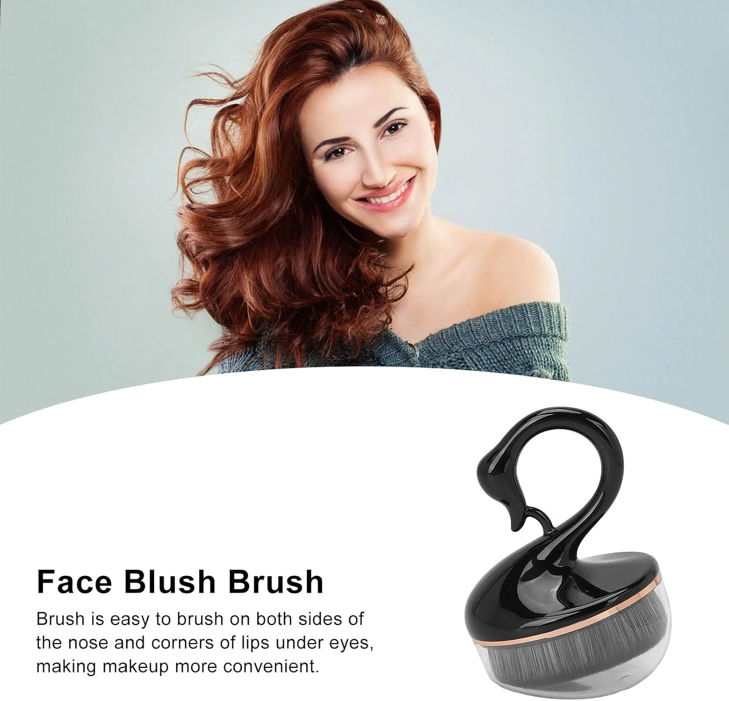 براش مایع Meiyya، براش رژگونه صورت با شکل کمانی تیز، سبک و کوچک، مناسب برای آرایش و ترکیب مواد مایع براش مایع Meiyya، براش رژگونه صورت با شکل کمانی تیز، سبک و کوچک، مناسب برای آرایش و ترکیب مواد مایع