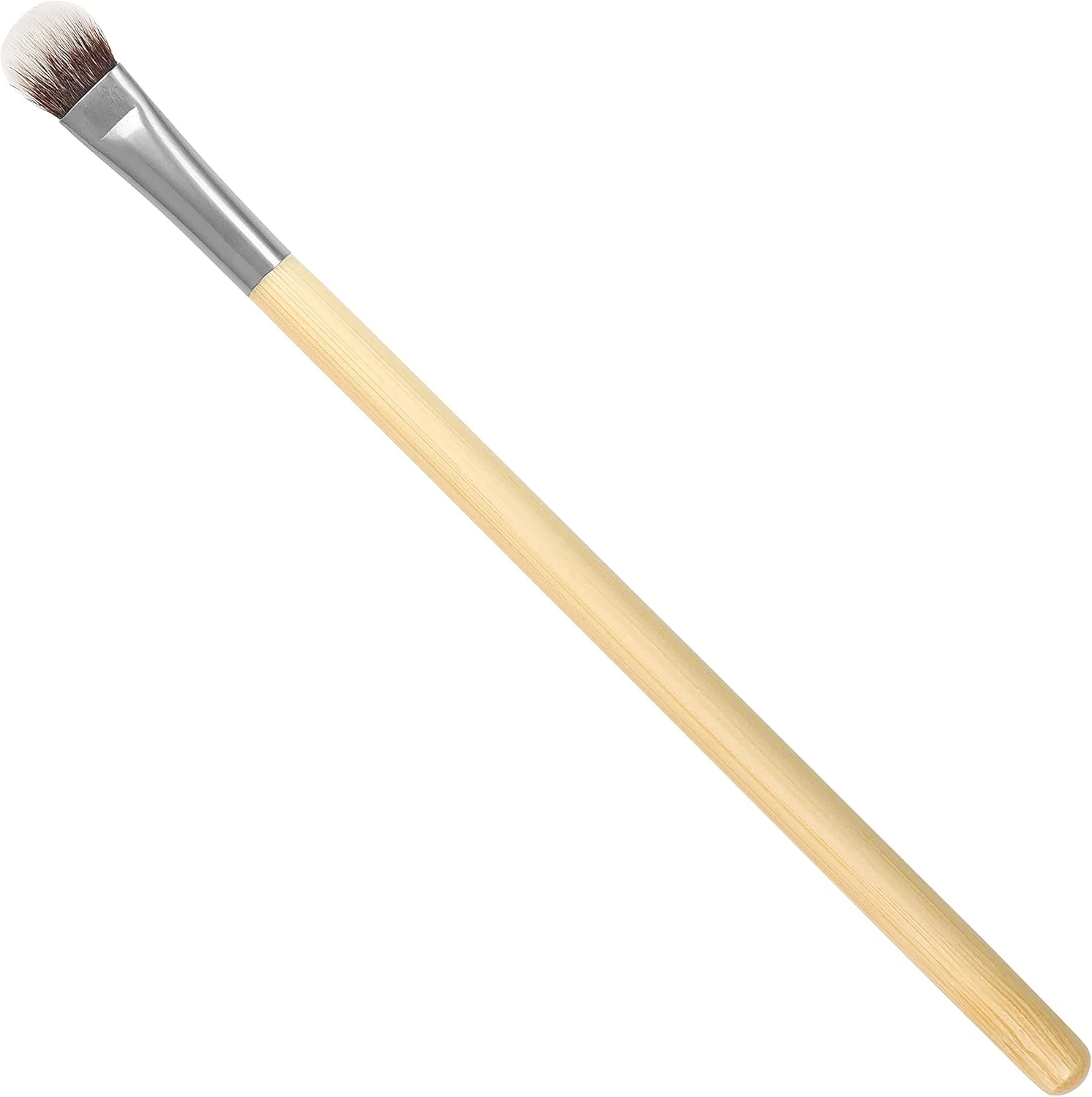 براش سایه چشم بامبو Manicare، براش آرایشی با دسته بامبو و موهای مصنوعی، استفاده حرفه ای از آرایش، ترکیب بی نقص، پخش کردن و سایه زدن رنگ چشم، نرم و لطیف براش سایه چشم بامبو Manicare، براش آرایشی با دسته بامبو و موهای مصنوعی، استفاده حرفه ای از آرایش، ترکیب بی نقص، پخش کردن و سایه زدن رنگ چشم، نرم و لطیف