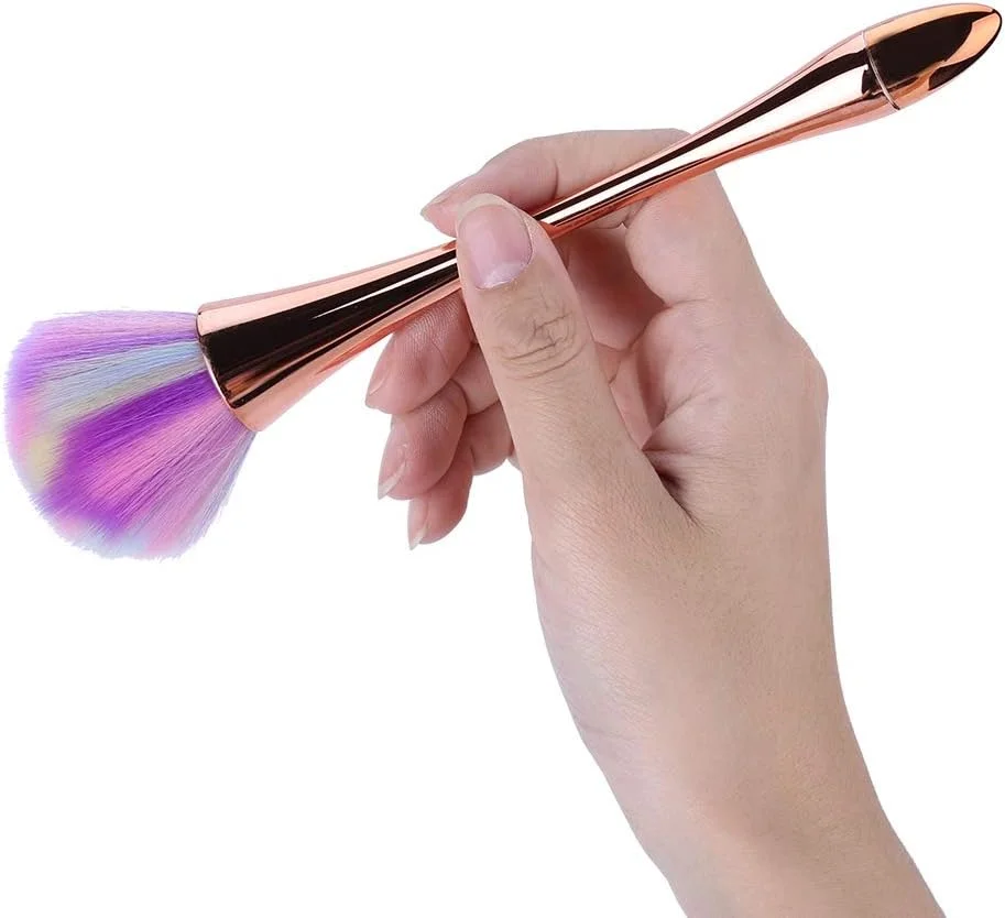 براش، براش آرایشی 5 سبک برای انتخاب، براش رژگونه مناسب برای حس دستی راحت و عالی، برای ژل ناخن، ابزار DIY برای خانم ها (رنگ: 3)