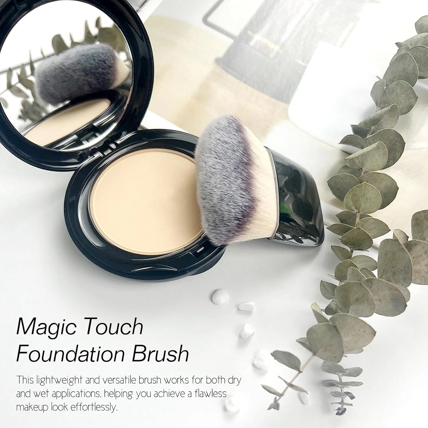 ست برس آرایشی، برس پودر شل چند منظوره مینی، ابزار آرایشی قابل حمل با موهای نرم (نقره ای) ست برس آرایشی، برس پودر شل چند منظوره مینی، ابزار آرایشی قابل حمل با موهای نرم (نقره ای)