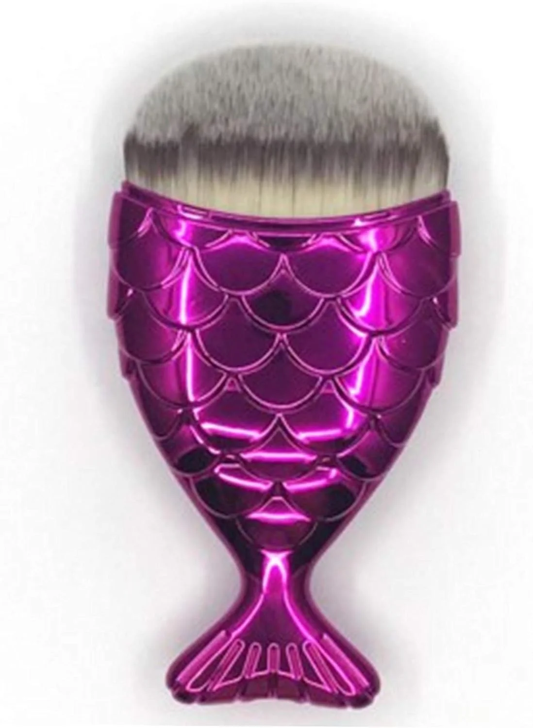 براش آرایشی طرح پولک ماهی، براش زیرسازی پری دریایی، براش پودر رژگونه براش آرایشی طرح پولک ماهی، براش زیرسازی پری دریایی، براش پودر رژگونه