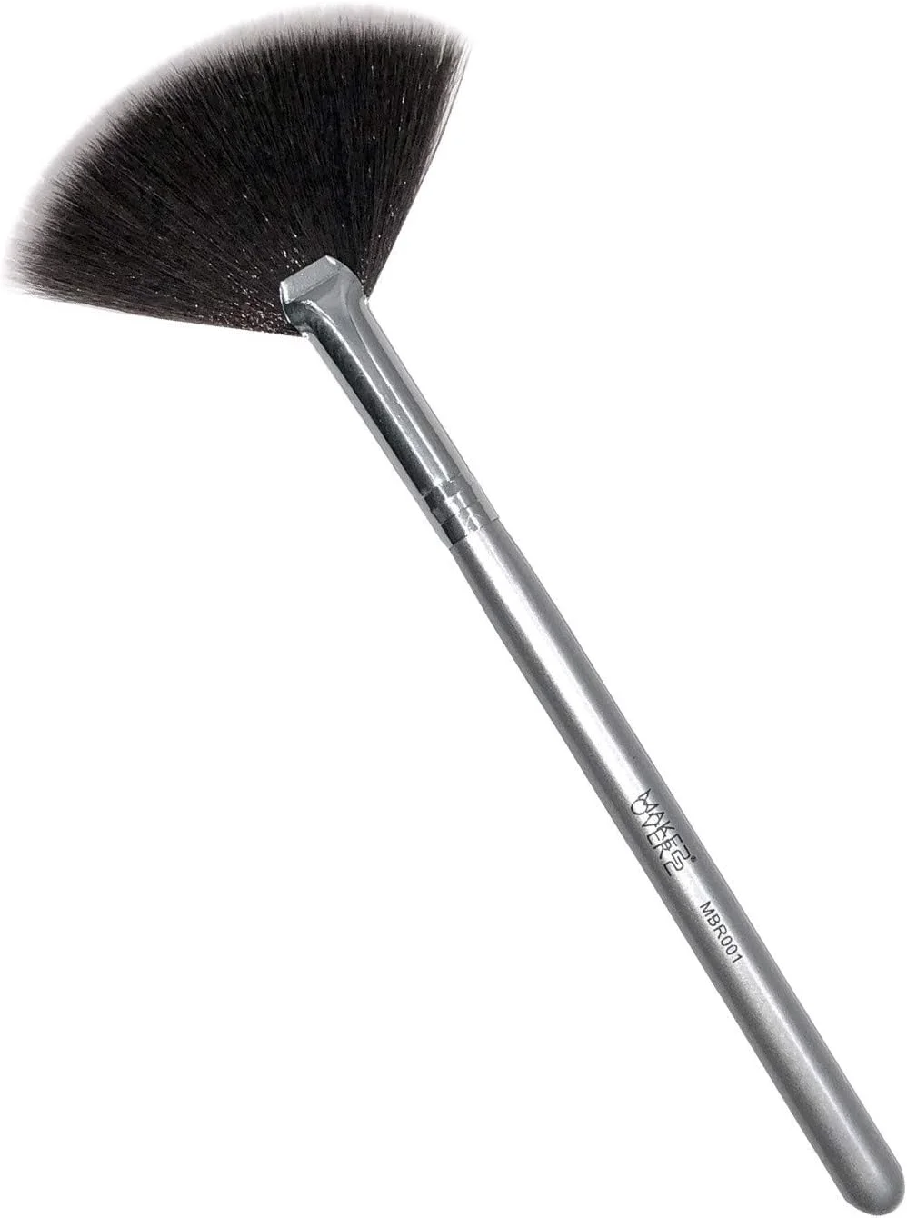 MAKE OVER22 Over 22 MBR001 Highlighter and Blusher Brush, Silver MAKE OVER22 Over 22 MBR001 Highlighter and Blusher Brush, Silver
