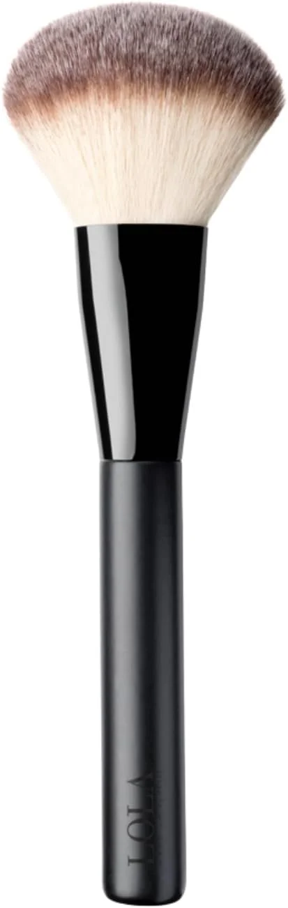 براش پودر بزرگ لولا میکاپ بای پرس - براش حرفه ای صورت برای استفاده صاف و یکنواخت از پودر - موهای مصنوعی فوق العاده نرم - وگان و بدون تست حیوانی