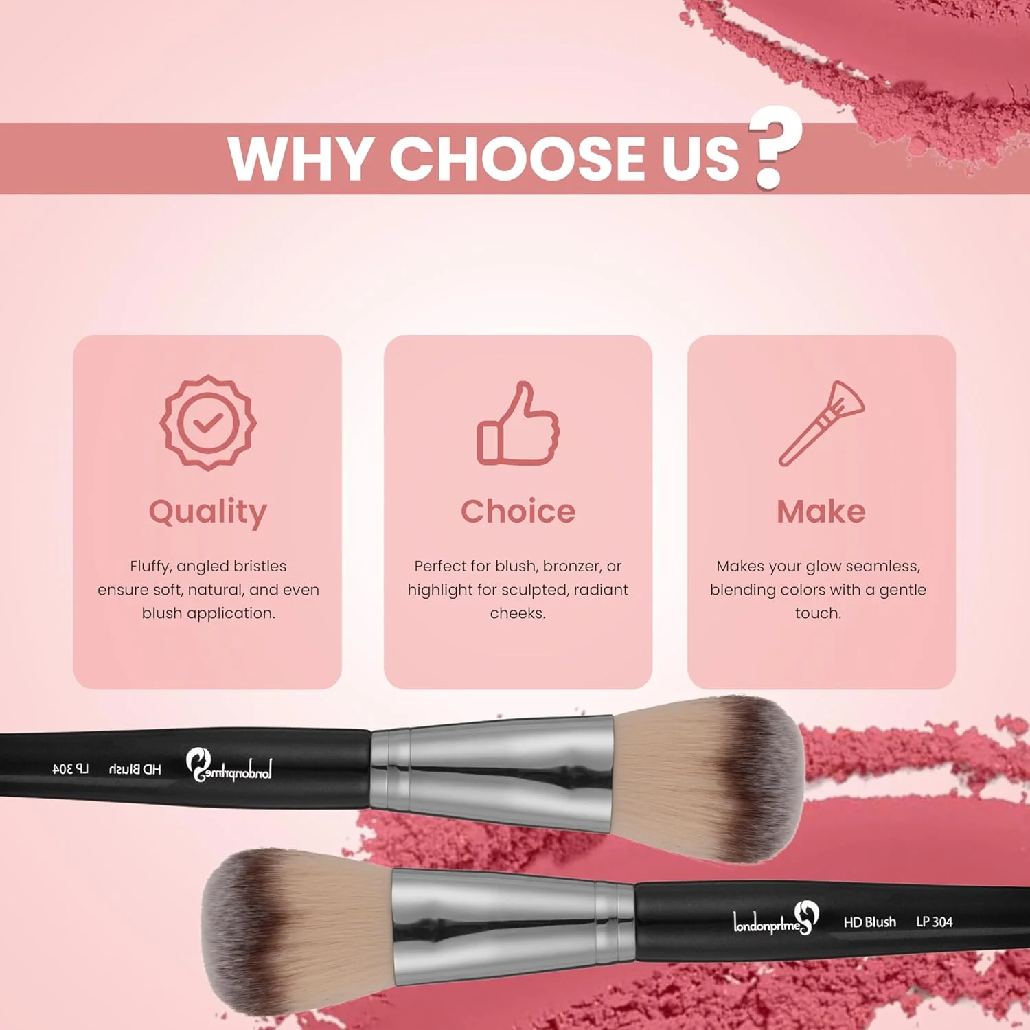 لندن پرایم برس رژگونه HD لندن پرایم