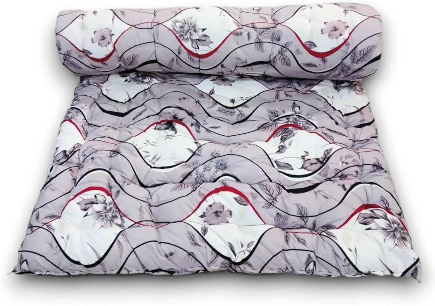 تشک پنبه ای نرم Deevine Craft، تاشو، سبک وزن، پر شده، یک نفره، تشک سفت | گدا (طراحی چاپی سه بعدی، 1 ظرفیت خواب، 3 در 6 فوت یا 72 در 36 اینچ) (تشک سفید بنفش اوپال) تشک پنبه ای نرم Deevine Craft، تاشو، سبک وزن، پر شده، یک نفره، تشک سفت | گدا (طراحی چاپی سه بعدی، 1 ظرفیت خواب، 3 در 6 فوت یا 72 در 36 اینچ) (تشک سفید بنفش اوپال)