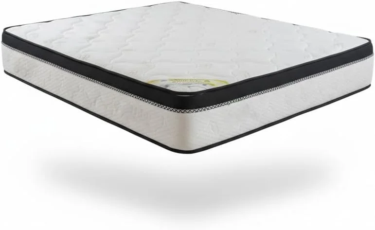 تشک فنری پاکتی آلتئا مدل Euro Top - خوابی لوکس و نرم مانند ابر | راحتی هتل 5 ستاره | مراقبت از ستون فقرات | بدون انتقال حرکت | (سفید و مشکی، یک نفره بزرگ (120X200X25)) تشک فنری پاکتی آلتئا مدل Euro Top - خوابی لوکس و نرم مانند ابر | راحتی هتل 5 ستاره | مراقبت از ستون فقرات | بدون انتقال حرکت | (سفید و مشکی، یک نفره بزرگ (120X200X25))