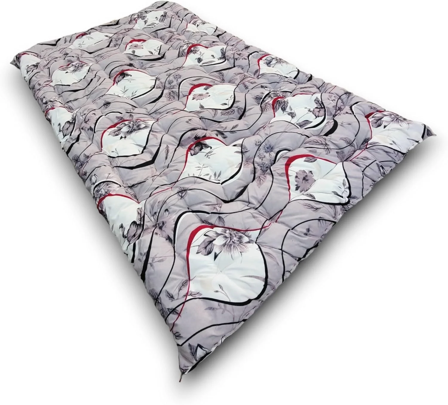 تشک پنبه ای نرم Deevine Craft، تاشو، سبک وزن، پر شده، یک نفره، تشک سفت | گدا (طراحی چاپی سه بعدی، 1 ظرفیت خواب، 3 در 6 فوت یا 72 در 36 اینچ) (تشک سفید بنفش اوپال) تشک پنبه ای نرم Deevine Craft، تاشو، سبک وزن، پر شده، یک نفره، تشک سفت | گدا (طراحی چاپی سه بعدی، 1 ظرفیت خواب، 3 در 6 فوت یا 72 در 36 اینچ) (تشک سفید بنفش اوپال)