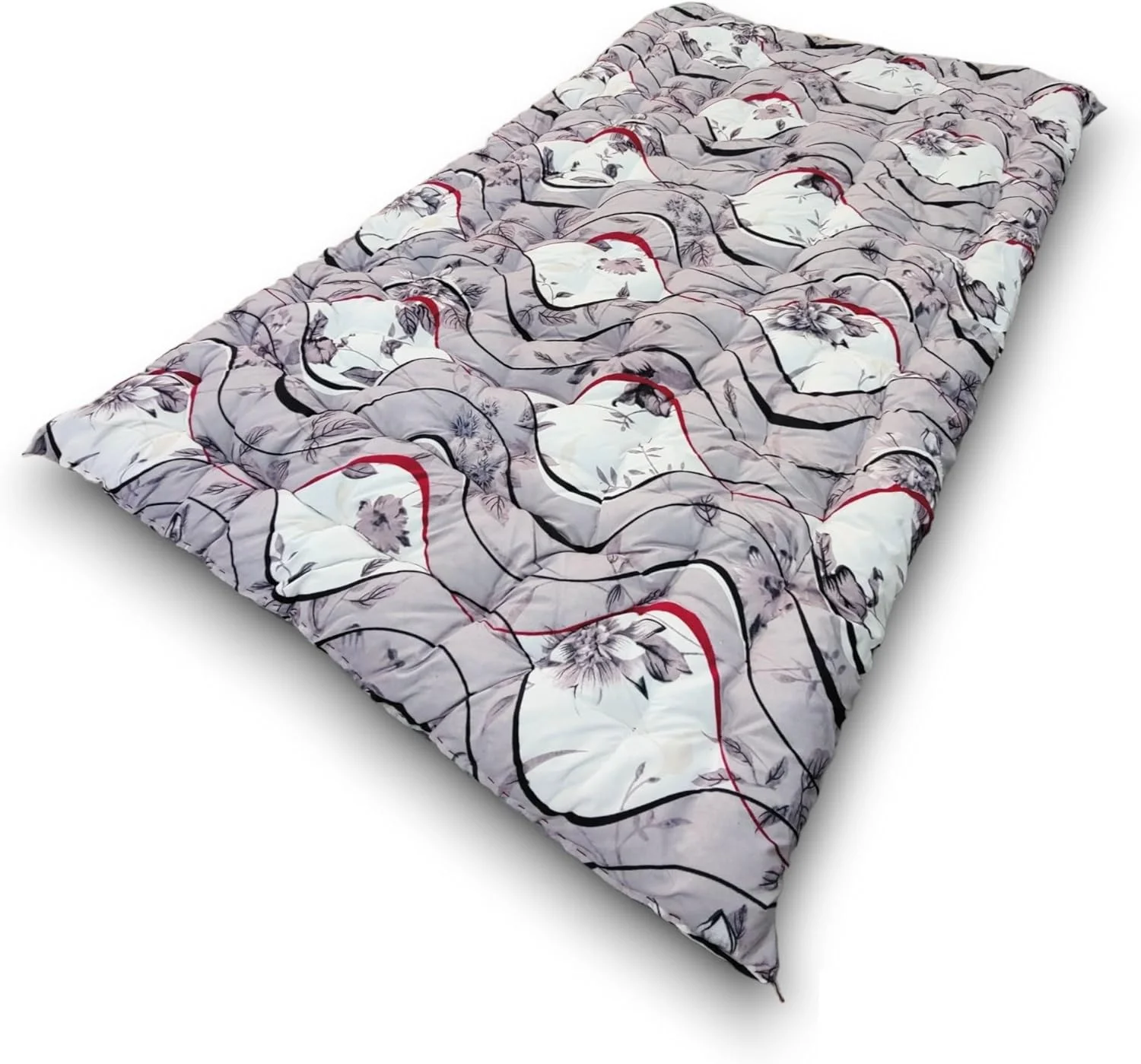 تشک پنبه ای نرم Deevine Craft، تاشو، سبک وزن، پر شده، یک نفره، تشک سفت | گدا (طراحی چاپی سه بعدی، 1 ظرفیت خواب، 3 در 6 فوت یا 72 در 36 اینچ) (تشک سفید بنفش اوپال) تشک پنبه ای نرم Deevine Craft، تاشو، سبک وزن، پر شده، یک نفره، تشک سفت | گدا (طراحی چاپی سه بعدی، 1 ظرفیت خواب، 3 در 6 فوت یا 72 در 36 اینچ) (تشک سفید بنفش اوپال)