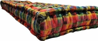 تشک پنبه ای نرم و ضخیم 5 اینچی Deevine Craft، تشک تاشو پنبه ای یک نفره | تشک جعبه ای پنبه ای نیمه نرم چند رنگ Gadda، ابعاد 72X36X5 اینچ یا 3X6 فوت تشک پنبه ای نرم و ضخیم 5 اینچی Deevine Craft، تشک تاشو پنبه ای یک نفره | تشک جعبه ای پنبه ای نیمه نرم چند رنگ Gadda، ابعاد 72X36X5 اینچ یا 3X6 فوت