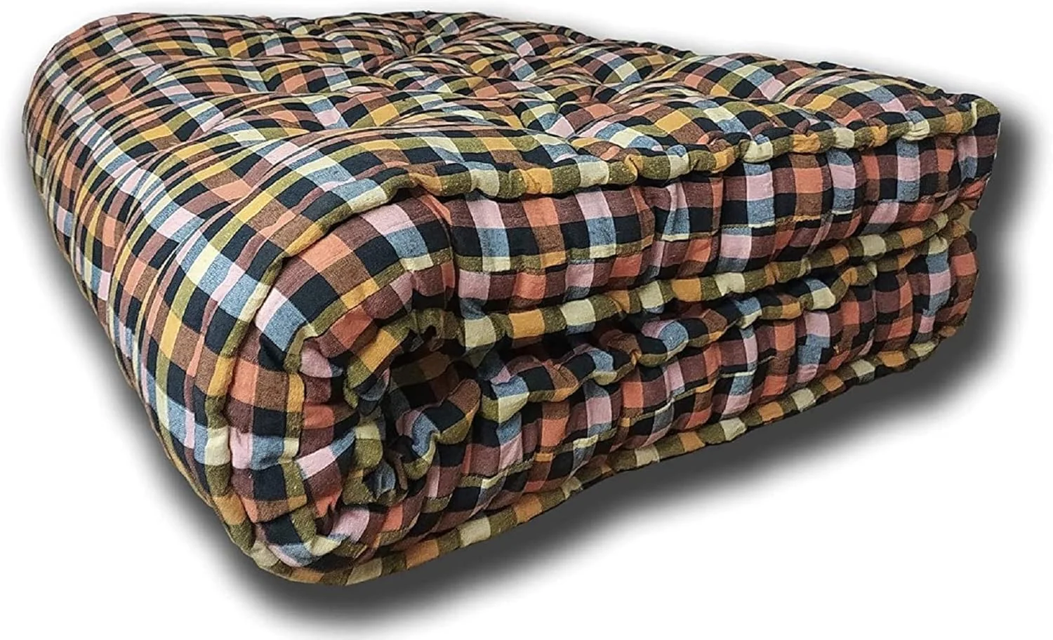 تشک پنبه ای جعبه ای دیواین کرفت 75x180 سانتی متر - تشک یک نفره نرم و تاشو 12.5 سانتی متری | چند رنگ، ضد حساسیت، قابل حمل، روکش پلی کتان با نگهداری آسان تشک پنبه ای جعبه ای دیواین کرفت 75x180 سانتی متر - تشک یک نفره نرم و تاشو 12.5 سانتی متری | چند رنگ، ضد حساسیت، قابل حمل، روکش پلی کتان با نگهداری آسان