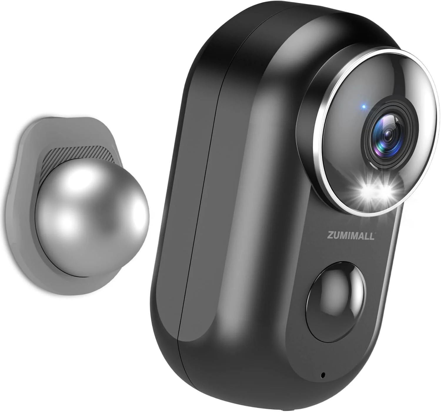 دوربین امنیتی خورشیدی 2K زومیمال برای فضای باز، بی سیم با باتری خورشیدی (مشکی) دوربین امنیتی خورشیدی 2K زومیمال برای فضای باز، بی سیم با باتری خورشیدی (مشکی)