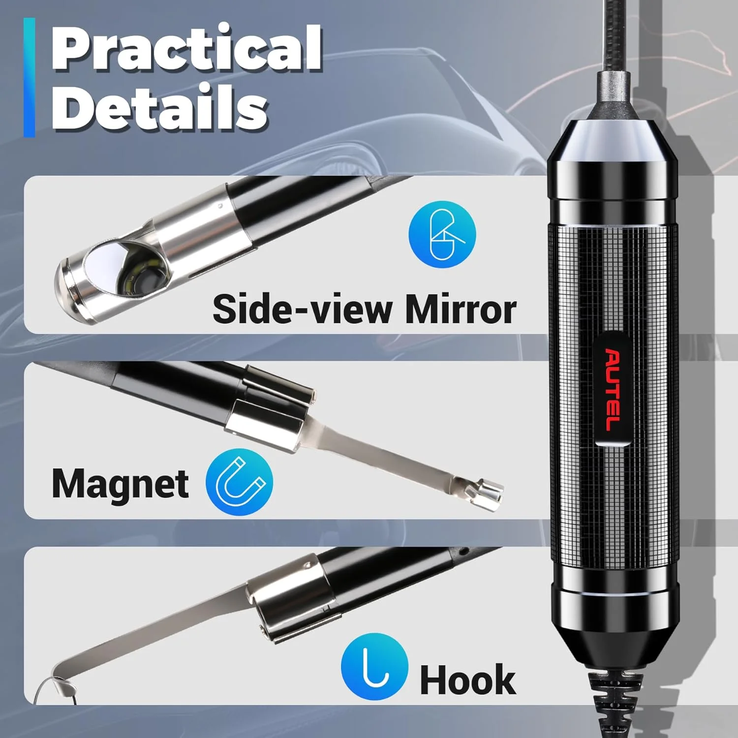 دوربین بازرسی دیجیتال Autel MaxiVideo MV108S، بورسکوپ آندوسکوپی USB HD 1920x1080 سازگار با MaxiSys یا کامپیوتر، دوربین آندوسکوپی ماری بسیار ظریف 0.3 اینچی با نور LED، ضد آب IP67، نسخه ارتقا یافته MV108 دوربین بازرسی دیجیتال Autel MaxiVideo MV108S، بورسکوپ آندوسکوپی USB HD 1920x1080 سازگار با MaxiSys یا کامپیوتر، دوربین آندوسکوپی ماری بسیار ظریف 0.3 اینچی با نور LED، ضد آب IP67، نسخه ارتقا یافته MV108