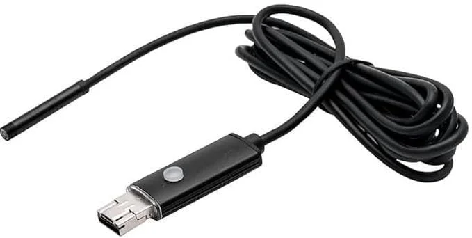 دوربین آندوسکوپی USB آلیسا، دوربین سیم دار گوشی هوشمند، دوربین بازرسی بورسکوپ برای تلفن های اندرویدی و کامپیوترها (مشکی) دوربین آندوسکوپی USB آلیسا، دوربین سیم دار گوشی هوشمند، دوربین بازرسی بورسکوپ برای تلفن های اندرویدی و کامپیوترها (مشکی)