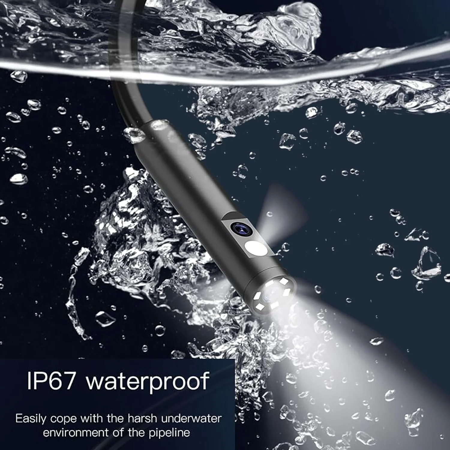 دوربین آندوسکوپی دو لنز HD 1920 - آندوسکوپ بازرسی با دوربین های جانبی و جلو، 8 LED، کابل 5 متری 8 میلی متری ضد آب IP67 برای IOS و اندروید، بدون نیاز به وای فای دوربین آندوسکوپی دو لنز HD 1920 - آندوسکوپ بازرسی با دوربین های جانبی و جلو، 8 LED، کابل 5 متری 8 میلی متری ضد آب IP67 برای IOS و اندروید، بدون نیاز به وای فای