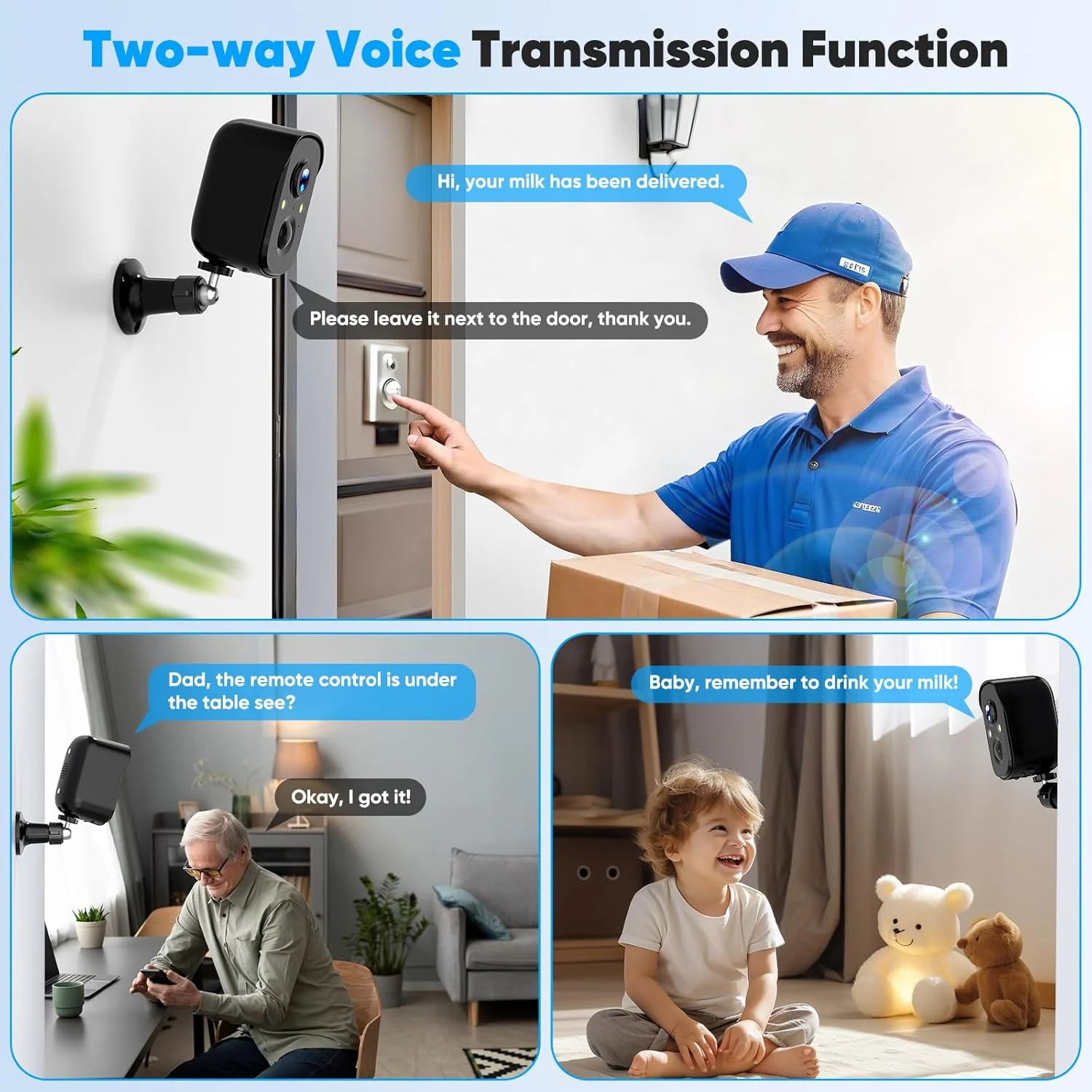 دوربین های امنیتی بی سیم بیرونی Sofiwaa، دوربین دید در شب رنگی 2K با باتری، تشخیص حرکت PIR، ضد آب IP66، فضای ذخیره سازی ابری/Mic-SD، هشدار فوری، وای فای 2.4 گیگاهرتز، دوربین خورشیدی برای خانه دوربین های امنیتی بی سیم بیرونی Sofiwaa، دوربین دید در شب رنگی 2K با باتری، تشخیص حرکت PIR، ضد آب IP66، فضای ذخیره سازی ابری/Mic-SD، هشدار فوری، وای فای 2.4 گیگاهرتز، دوربین خورشیدی برای خانه