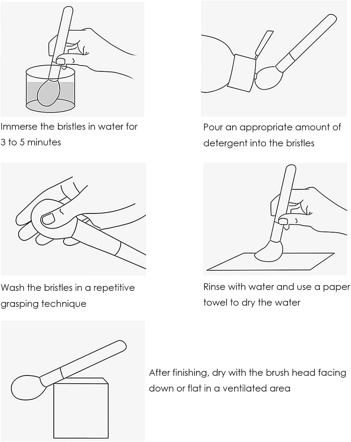 ست 4 عددی برس پودر شوی دسته رنگی KASTWAVE برای آرایش و تمیز کردن ناخن - برس بزرگ رژگونه و ابزار مانیکور، بنفش ست 4 عددی برس پودر شوی دسته رنگی KASTWAVE برای آرایش و تمیز کردن ناخن - برس بزرگ رژگونه و ابزار مانیکور، بنفش