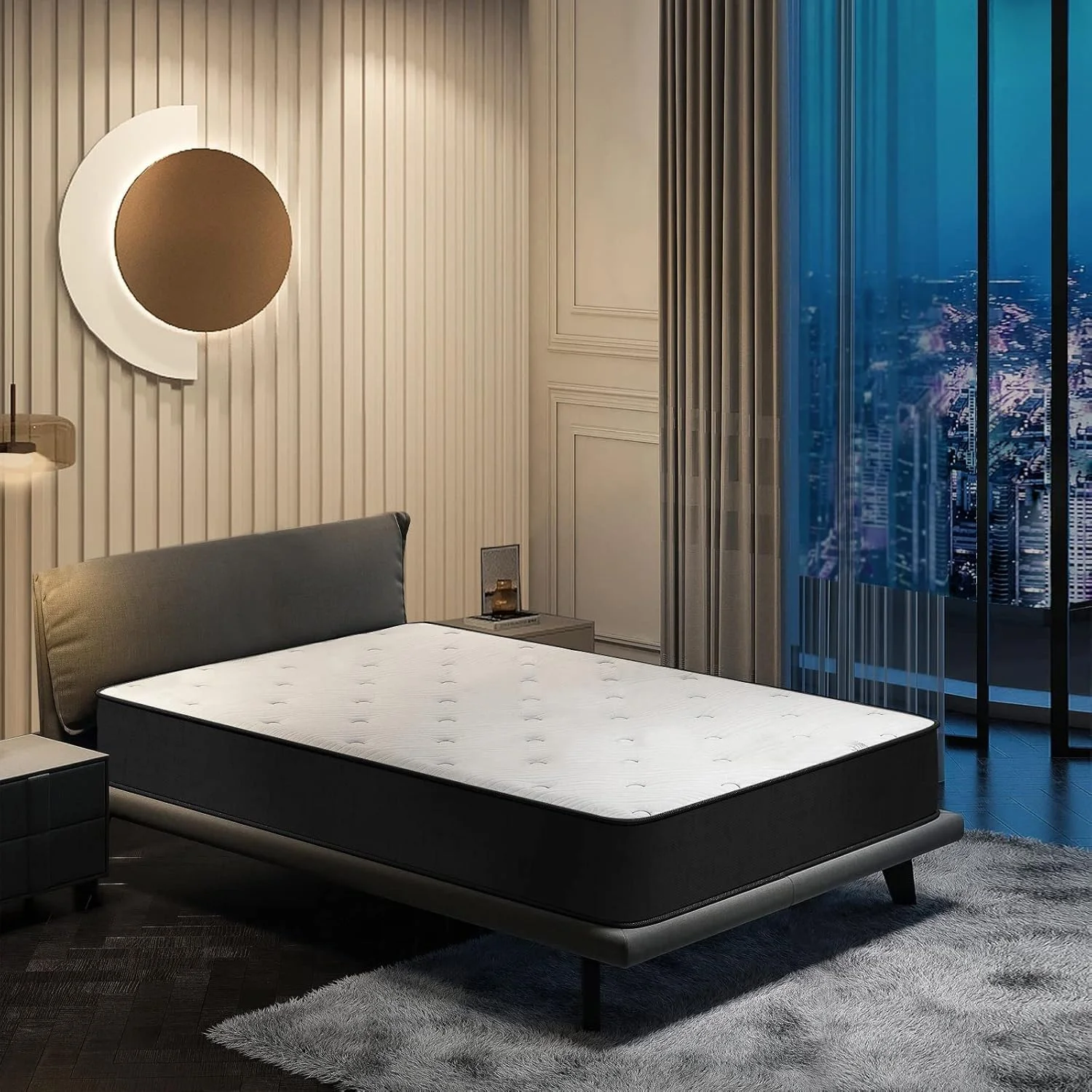 تشک فنری تک نفره/دونفره DEEP SLEEP EVERY NIGHT - عرض 100 x طول 190 x ضخامت 24 سانتی متر تشک فنری تک نفره/دونفره DEEP SLEEP EVERY NIGHT - عرض 100 x طول 190 x ضخامت 24 سانتی متر