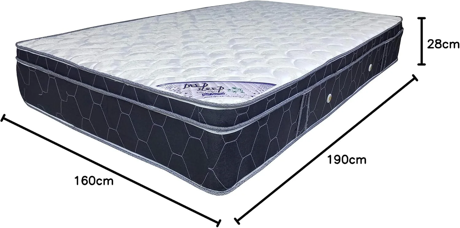تشک فنری تاپ باکس خواب عمیق شبانه (Queen - 160 x 200) تشک فنری تاپ باکس خواب عمیق شبانه (Queen - 160 x 200)