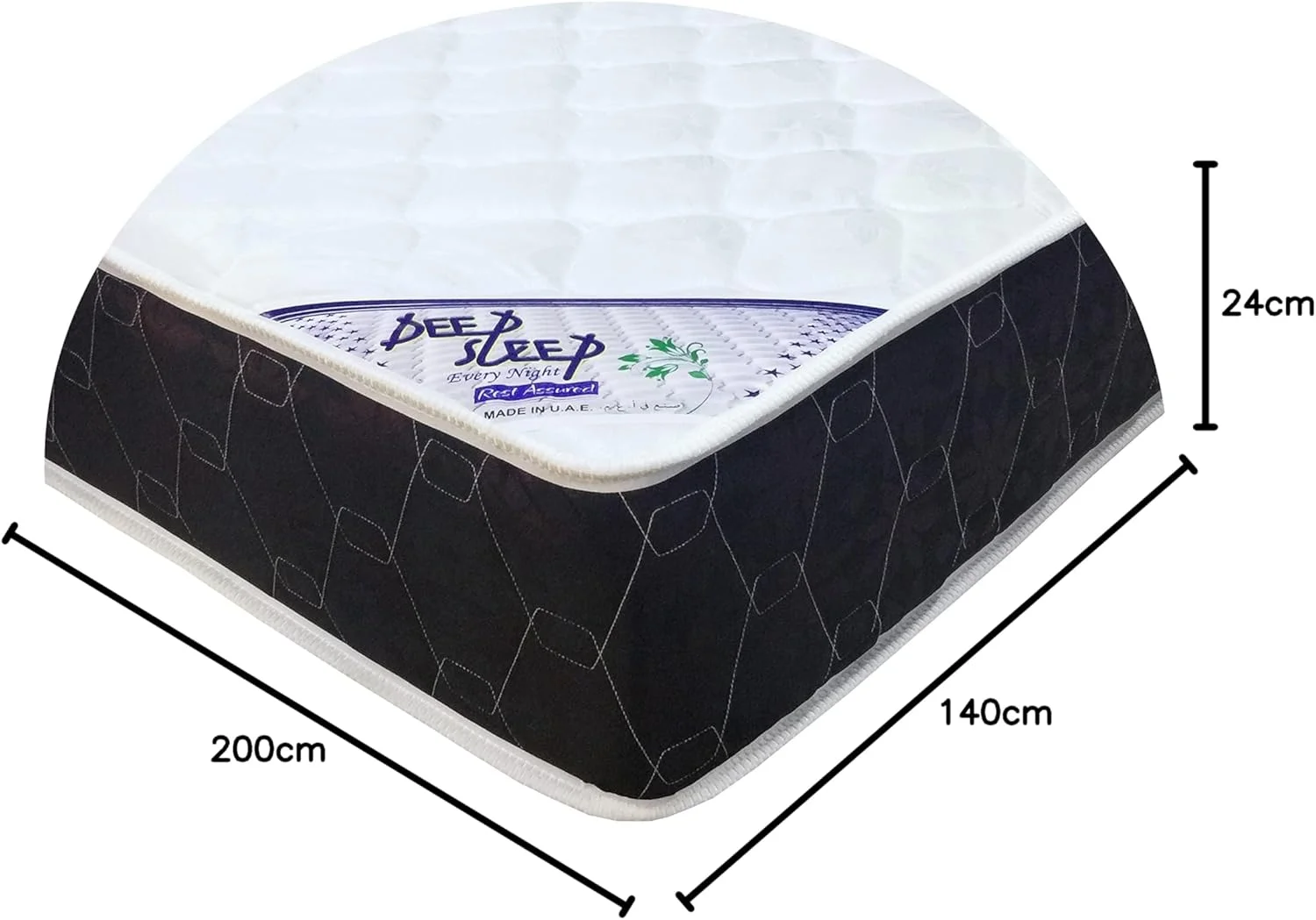 تشک فنری خواب عمیق شبانه (دو نفره/کامل - عرض 140 x طول 200 x ضخامت 24 سانتی متر) تشک فنری خواب عمیق شبانه (دو نفره/کامل - عرض 140 x طول 200 x ضخامت 24 سانتی متر)