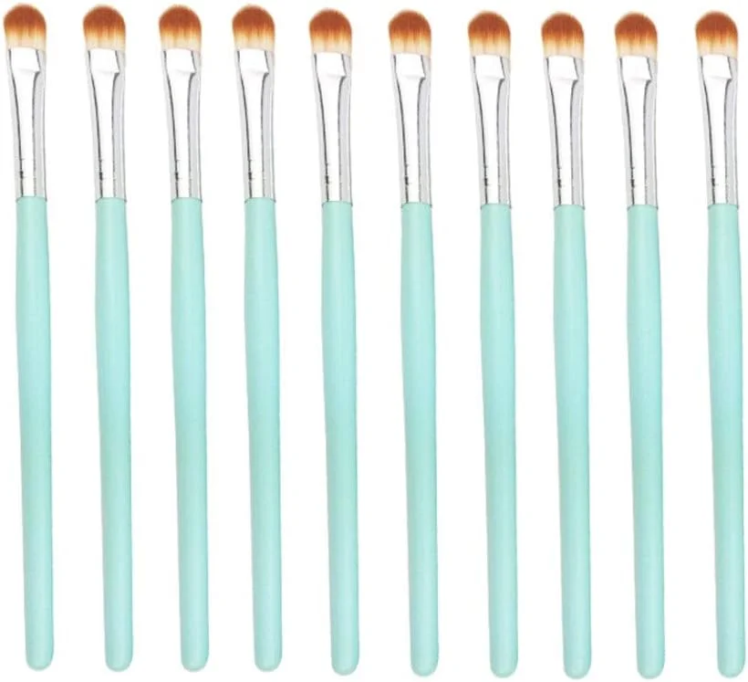 جینلیپ سبز، برس سایه چشم مناسب برای مبتدیان و حرفه ای ها، مجموعه 10 عددی برس آرایش چشم (رنگ: سبز نقره ای) جینلیپ سبز، برس سایه چشم مناسب برای مبتدیان و حرفه ای ها، مجموعه 10 عددی برس آرایش چشم (رنگ: سبز نقره ای)