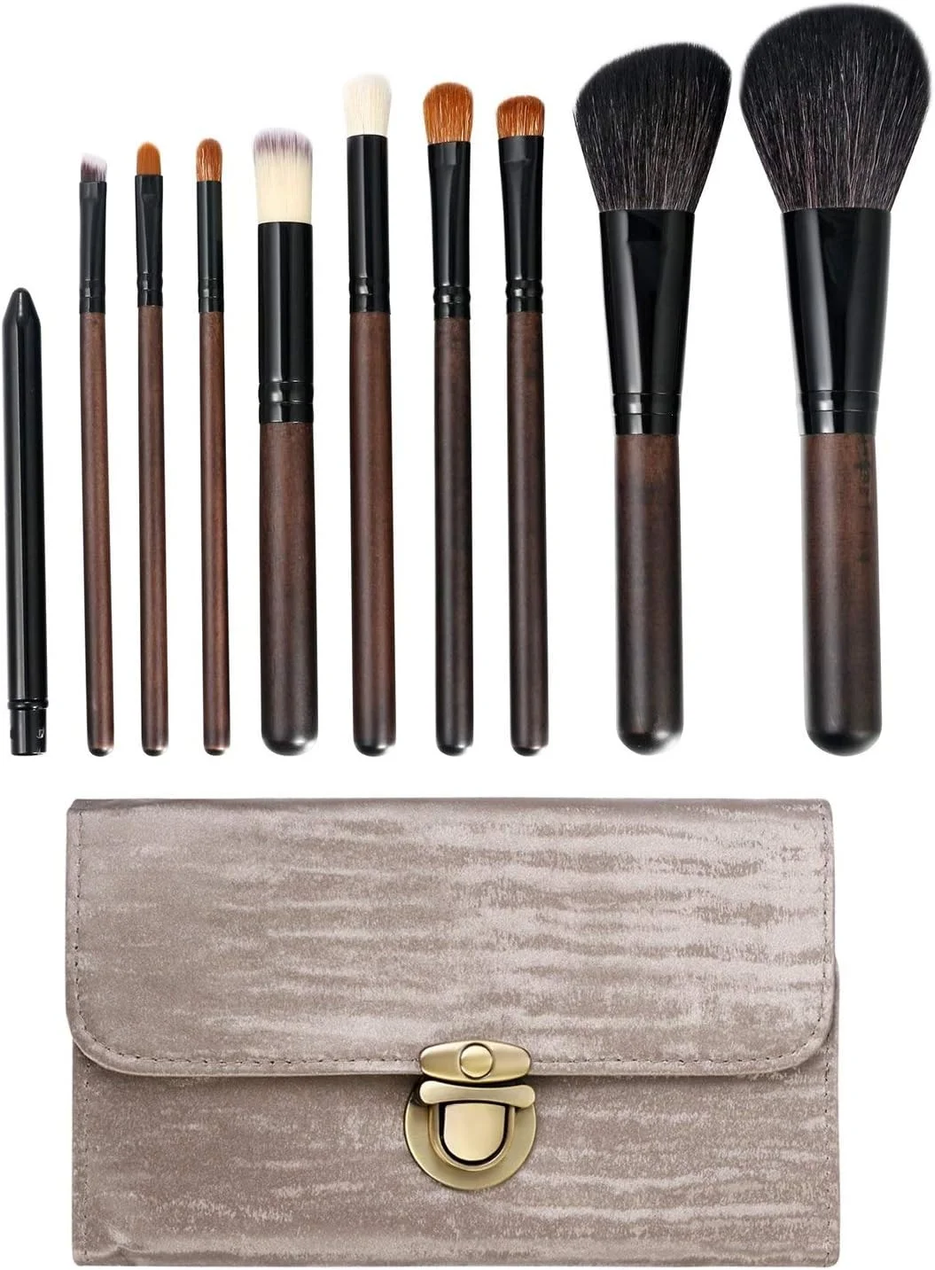 مجموعه 10 عددی برس آرایشی پشمی کوه جینلیپ، متنوع با ابزارهای آرایشی مختلف، نرم و لطیف و بدون ریزش، با قابلیت پخش طبیعی (رنگ: بژ) مجموعه 10 عددی برس آرایشی پشمی کوه جینلیپ، متنوع با ابزارهای آرایشی مختلف، نرم و لطیف و بدون ریزش، با قابلیت پخش طبیعی (رنگ: بژ)