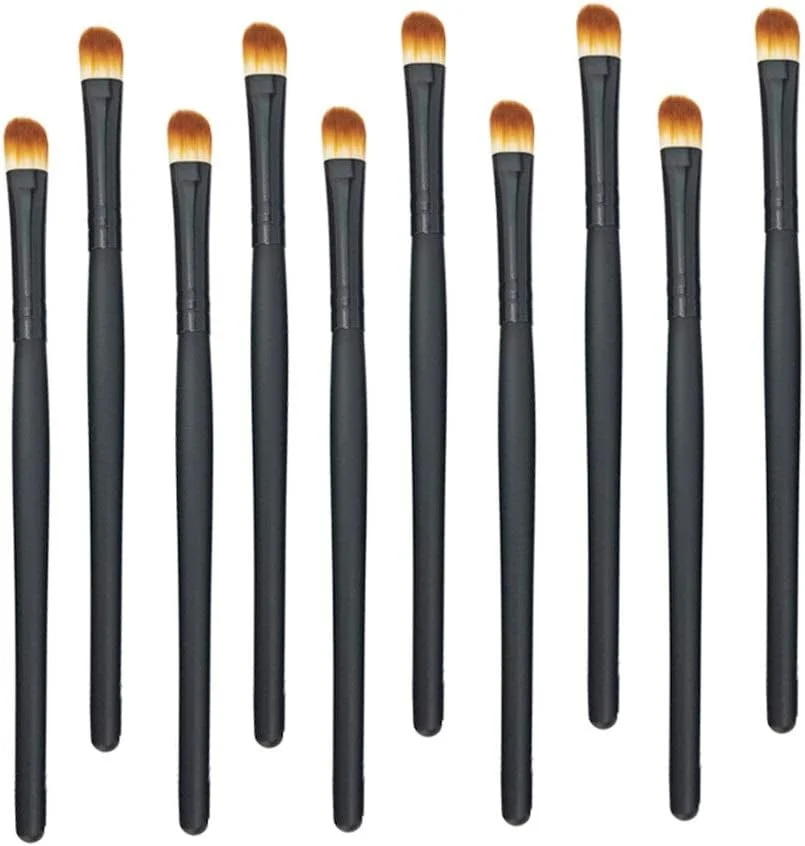 جینلیپ مشکی، ست برس سایه چشم مناسب برای مبتدیان و حرفه ای ها، 10 عدد برس آرایش چشم (رنگ: مشکی) جینلیپ مشکی، ست برس سایه چشم مناسب برای مبتدیان و حرفه ای ها، 10 عدد برس آرایش چشم (رنگ: مشکی)