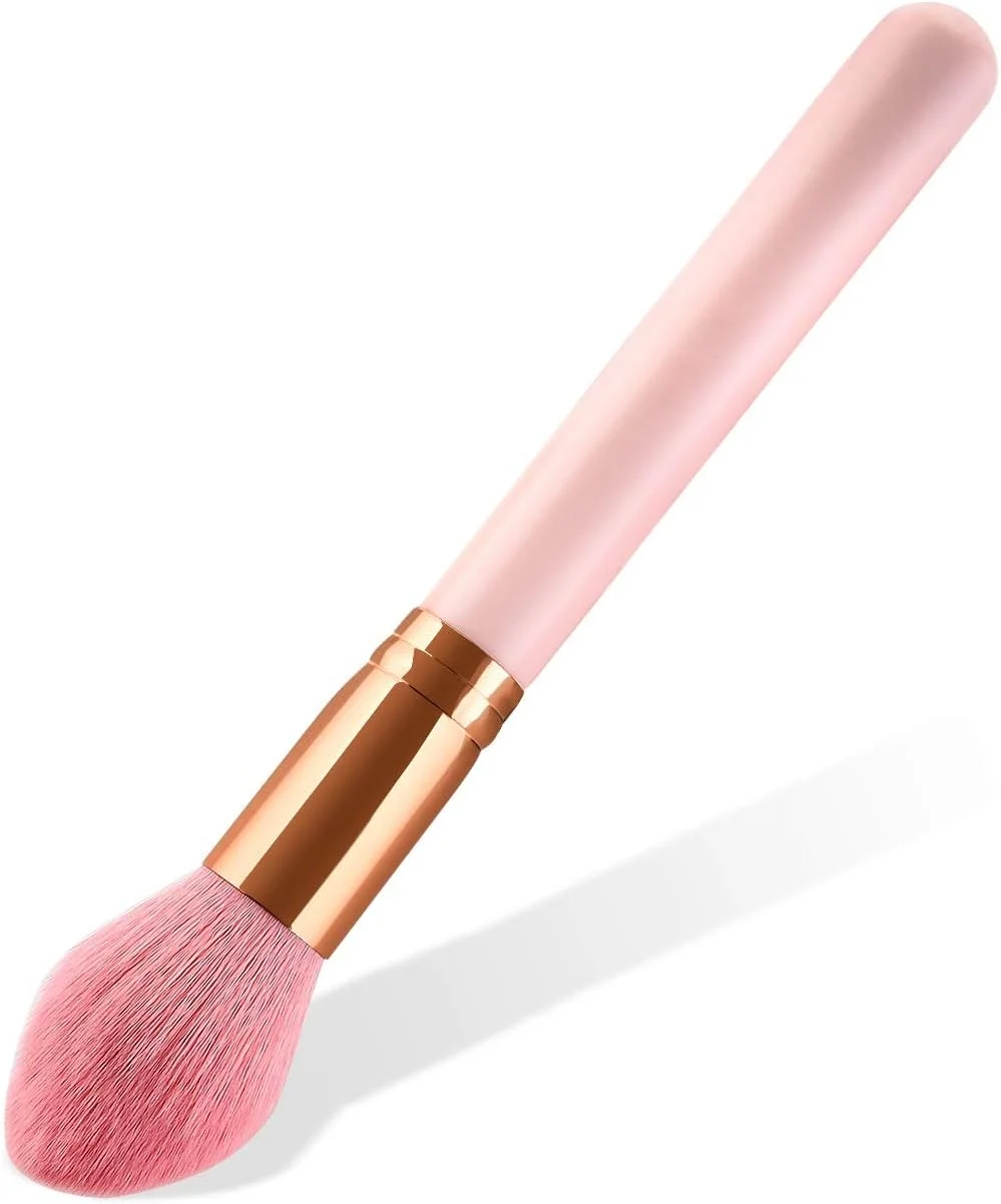 پودر معدنی Jinlyp، مناسب برای کرم، ابزار آرایش حرفه ای، برس آرایش صورت شل، برس پودر صورت نوک تیز (رنگ: صورتی) پودر معدنی Jinlyp، مناسب برای کرم، ابزار آرایش حرفه ای، برس آرایش صورت شل، برس پودر صورت نوک تیز (رنگ: صورتی)