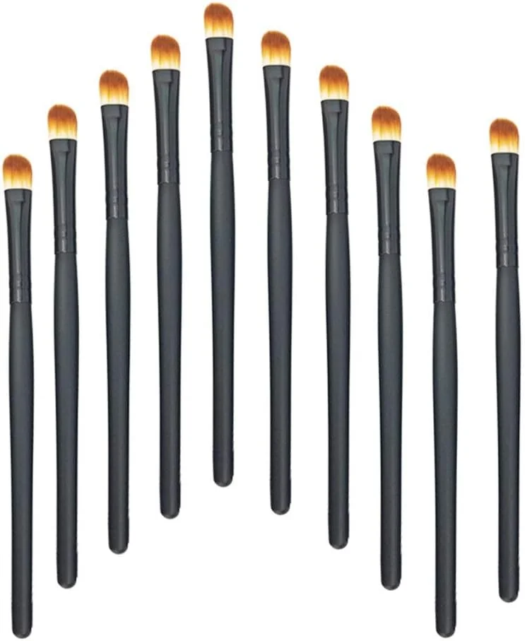 جینلیپ مشکی، ست برس سایه چشم مناسب برای مبتدیان و حرفه ای ها، 10 عدد برس آرایش چشم (رنگ: مشکی) جینلیپ مشکی، ست برس سایه چشم مناسب برای مبتدیان و حرفه ای ها، 10 عدد برس آرایش چشم (رنگ: مشکی)