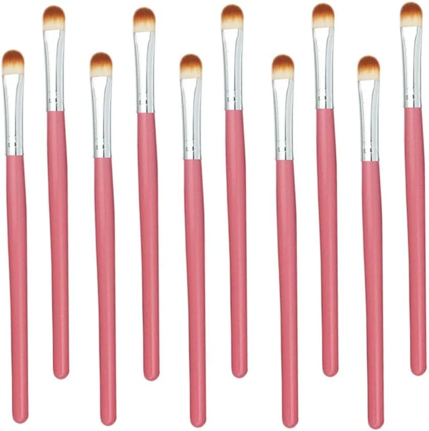 جینلیپ صورتی، ست برس سایه چشم مناسب برای مبتدیان و حرفه ای ها، شامل 10 عدد برس آرایش چشم (رنگ: نقره ای صورتی) جینلیپ صورتی، ست برس سایه چشم مناسب برای مبتدیان و حرفه ای ها، شامل 10 عدد برس آرایش چشم (رنگ: نقره ای صورتی)