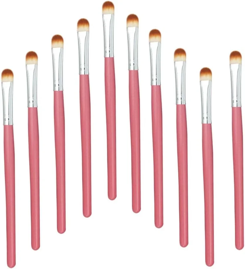 جینلیپ صورتی، ست برس سایه چشم مناسب برای مبتدیان و حرفه ای ها، شامل 10 عدد برس آرایش چشم (رنگ: نقره ای صورتی) جینلیپ صورتی، ست برس سایه چشم مناسب برای مبتدیان و حرفه ای ها، شامل 10 عدد برس آرایش چشم (رنگ: نقره ای صورتی)