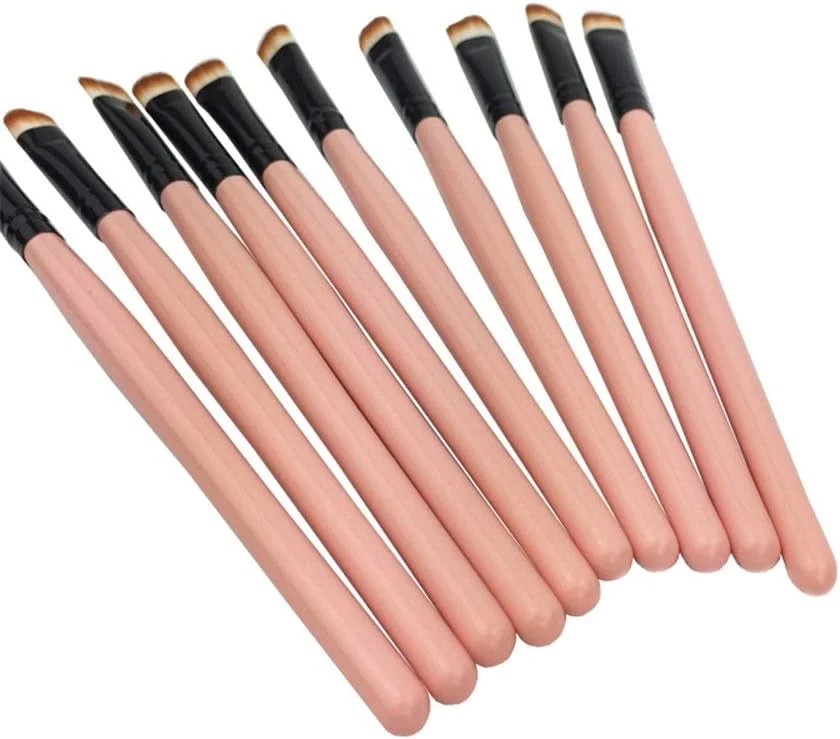 جینلیپ ست 10 تایی براش آرایشی، براش لب، براش سایه چشم، براش هایلایت، ابزار کاربردی - صورتی (رنگ: نارنجی مشکی) جینلیپ ست 10 تایی براش آرایشی، براش لب، براش سایه چشم، براش هایلایت، ابزار کاربردی - صورتی (رنگ: نارنجی مشکی)