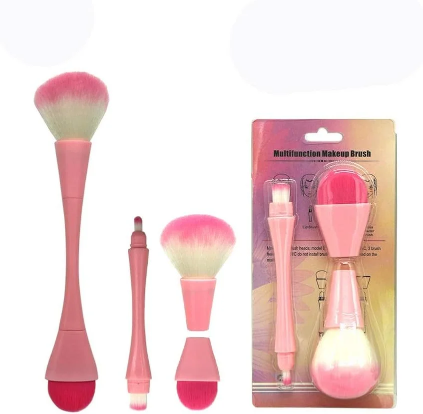 براش آرایشی چند منظوره جینلیپ 4 در 1، براش فونداسیون، سایه ابرو، خط چشم، رژگونه، پودر، کانسیلر تزئینی حرفه ای، صورتی (رنگ: صورتی) براش آرایشی چند منظوره جینلیپ 4 در 1، براش فونداسیون، سایه ابرو، خط چشم، رژگونه، پودر، کانسیلر تزئینی حرفه ای، صورتی (رنگ: صورتی)