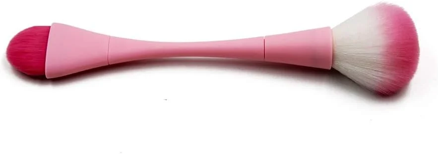 براش آرایشی چند منظوره جینلیپ 4 در 1، براش فونداسیون، سایه ابرو، خط چشم، رژگونه، پودر، کانسیلر تزئینی حرفه ای، صورتی (رنگ: صورتی)