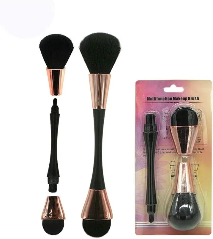 براش آرایشی چند منظوره 4 در 1 Jinlyp، براش پودر رژگونه سایه ابرو خط چشم فونداسیون، کانسیلر تزئینی حرفه ای، مشکی (رنگ: مشکی) براش آرایشی چند منظوره 4 در 1 Jinlyp، براش پودر رژگونه سایه ابرو خط چشم فونداسیون، کانسیلر تزئینی حرفه ای، مشکی (رنگ: مشکی)