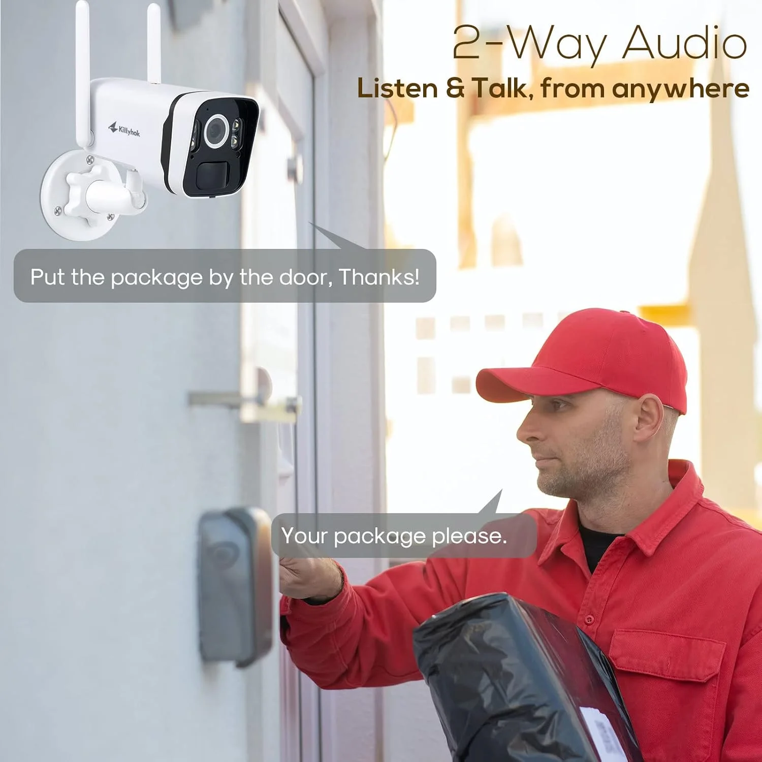 سیستم دوربین امنیتی خورشیدی خانگی Kittyhok، 4 عدد دوربین امنیتی خورشیدی 2K فوق العاده بی سیم در فضای باز، تشخیص هوشمند انسان، نورافکن، انرژی همیشگی، NVR 10 کاناله، 60 روز ذخیره سازی محلی، بدون هزینه اشتراک ماهانه سیستم دوربین امنیتی خورشیدی خانگی Kittyhok، 4 عدد دوربین امنیتی خورشیدی 2K فوق العاده بی سیم در فضای باز، تشخیص هوشمند انسان، نورافکن، انرژی همیشگی، NVR 10 کاناله، 60 روز ذخیره سازی محلی، بدون هزینه اشتراک ماهانه