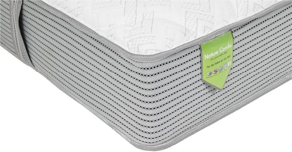 دانوب هوم - تشک فنر پاکتی و لاتکس نیچر 180X200X25 - سفید/خاکستری روشن دانوب هوم - تشک فنر پاکتی و لاتکس نیچر 180X200X25 - سفید/خاکستری روشن