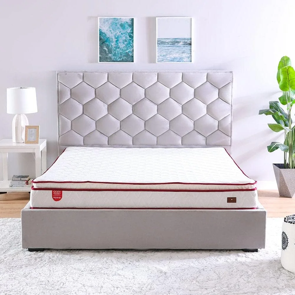 تشک فوم طبی دانوب هوم مدل Cozy Pillow Top | درجه سفتی: سفت | تشک کینگ | طبی ارتوپدیک | حفظ تعادل ستون فقرات برای کاهش فشار | طول 200 عرض 180 سانتی متر | ضخامت 23 سانتی متر - سفید/قرمز تشک فوم طبی دانوب هوم مدل Cozy Pillow Top | درجه سفتی: سفت | تشک کینگ | طبی ارتوپدیک | حفظ تعادل ستون فقرات برای کاهش فشار | طول 200 عرض 180 سانتی متر | ضخامت 23 سانتی متر - سفید/قرمز