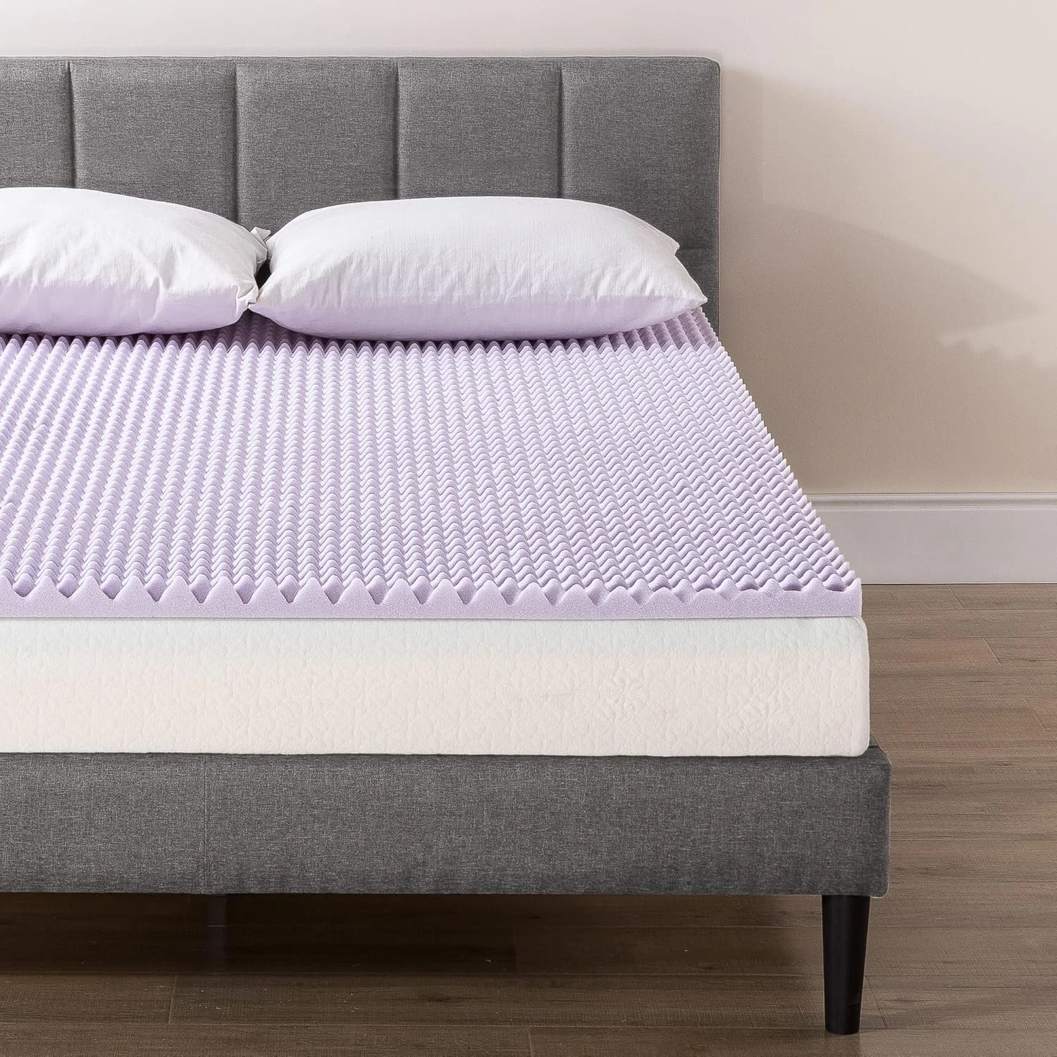 تشک فوم حافظه دار جعبه تخم مرغی 1.5 اینچی با بهترین قیمت، تزریق اسطوخودوس آرامش بخش، روکش تشک یک نفره (ECMF-LV1.5T) تشک فوم حافظه دار جعبه تخم مرغی 1.5 اینچی با بهترین قیمت، تزریق اسطوخودوس آرامش بخش، روکش تشک یک نفره (ECMF-LV1.5T)