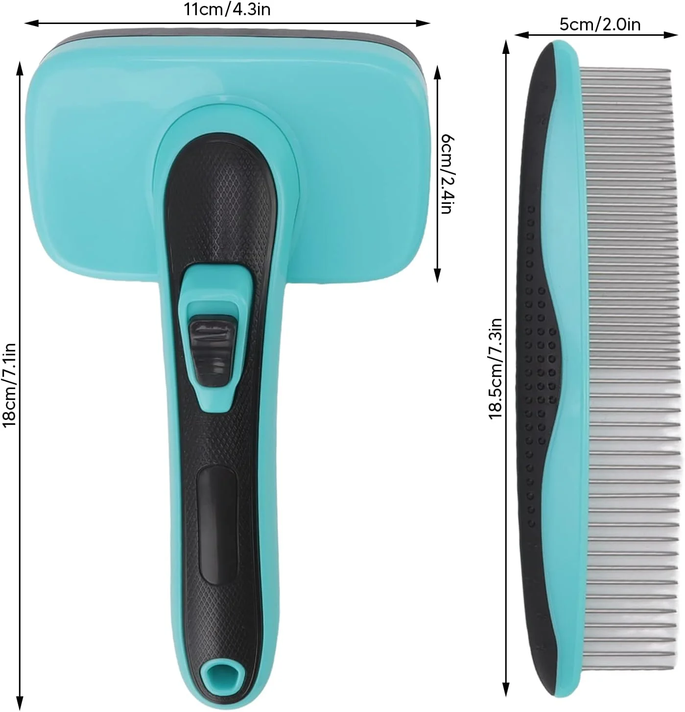 ست برس نظافت حیوانات خانگی، برس مو جمع کن و برس سوزنی استیل برای خرگوش، توله سگ، بچه گربه و خوکچه هندی ست برس نظافت حیوانات خانگی، برس مو جمع کن و برس سوزنی استیل برای خرگوش، توله سگ، بچه گربه و خوکچه هندی