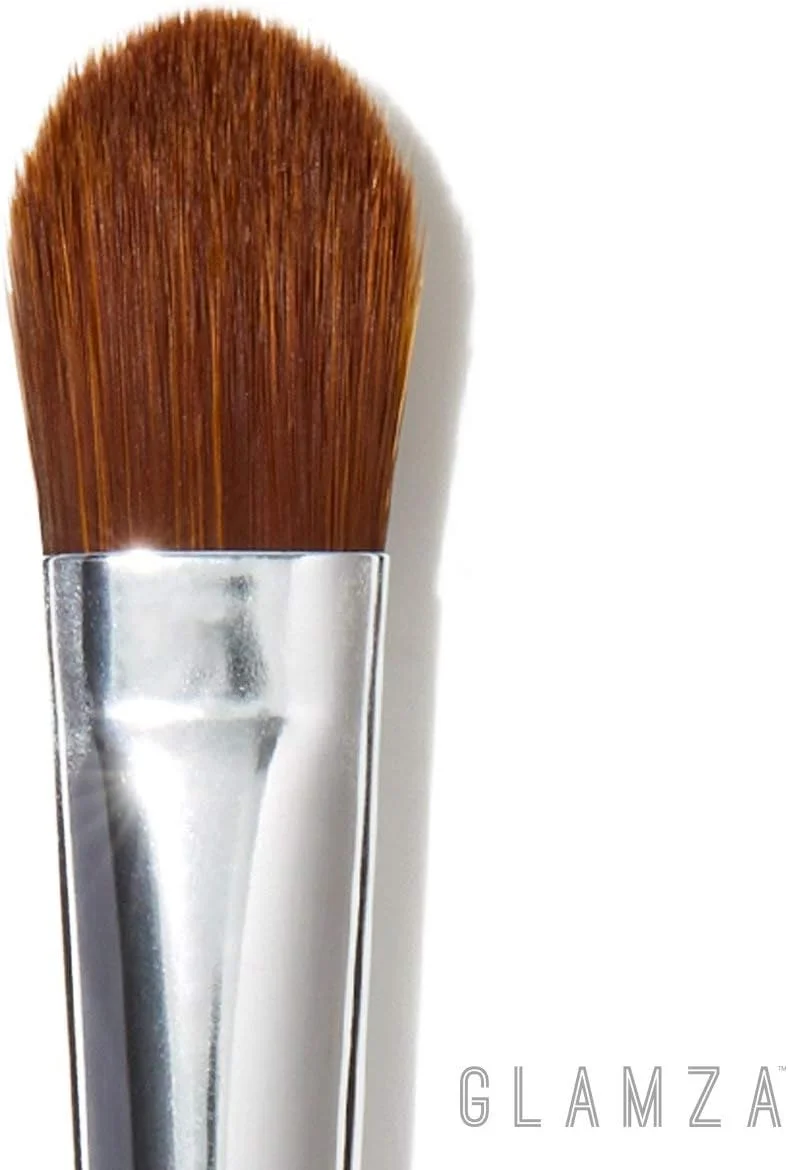 برس آرایشی تخت Glamza Classic برای کرم پودر، تک واحدی