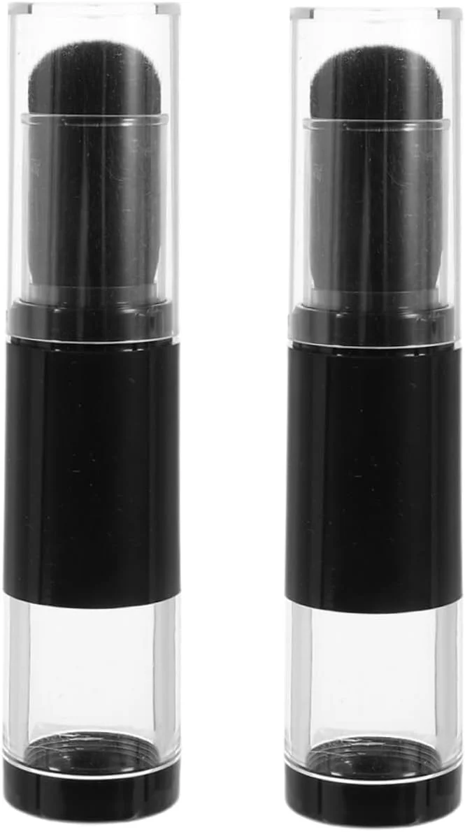 FRCOLOR برس پودر قابل شارژ 2 عددی، برس آرایشی قابل حمل برای پودر فیکس و رژگونه به همراه بطری مسافرتی برای استفاده در سفر FRCOLOR برس پودر قابل شارژ 2 عددی، برس آرایشی قابل حمل برای پودر فیکس و رژگونه به همراه بطری مسافرتی برای استفاده در سفر