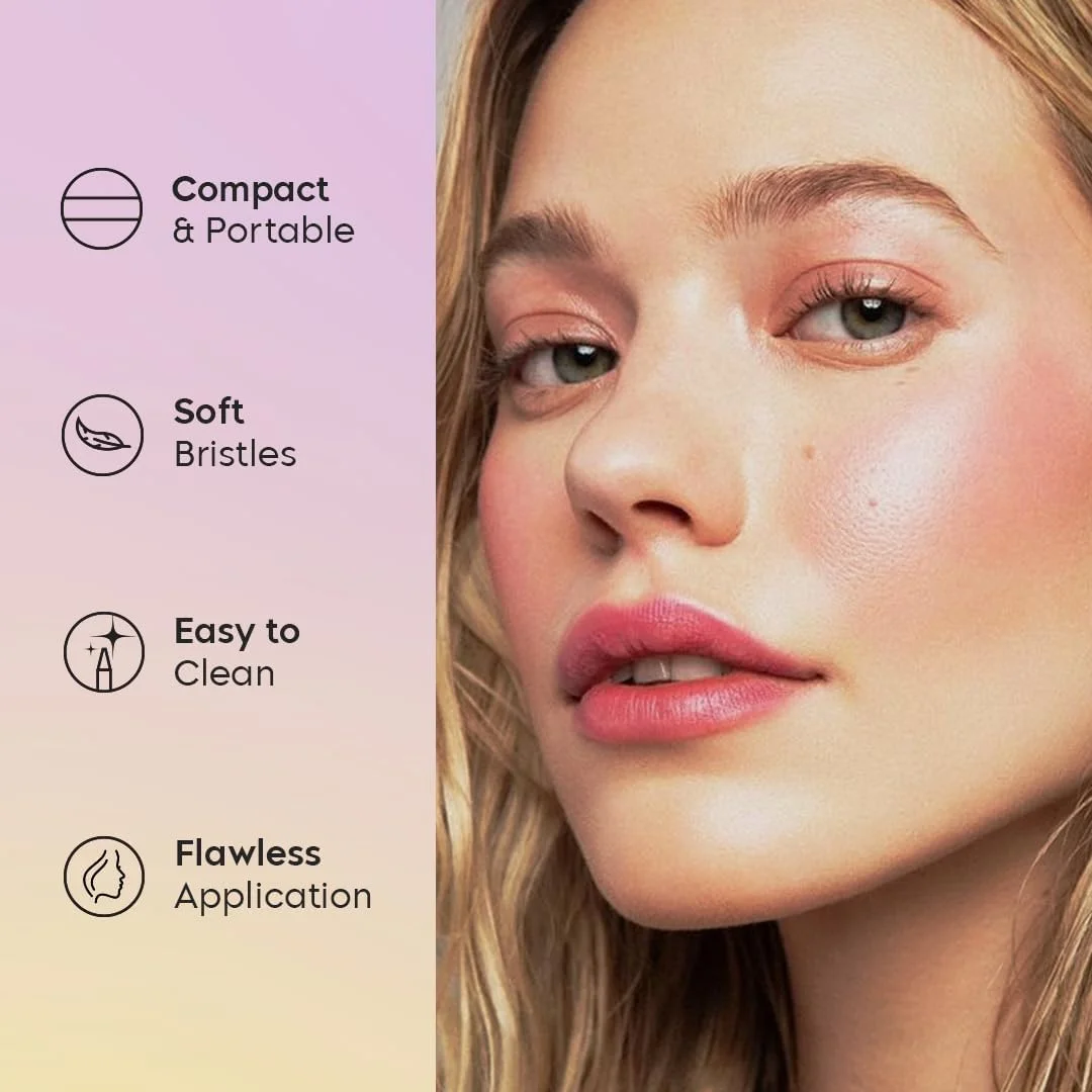 براش آرایشی ترکیبی نهایی Gleva برای کرم، مایع و پودر زیرسازی، رژگونه و برنزر، براش های ترکیب و پخش کننده آرایش (موهای رزگلد) براش آرایشی ترکیبی نهایی Gleva برای کرم، مایع و پودر زیرسازی، رژگونه و برنزر، براش های ترکیب و پخش کننده آرایش (موهای رزگلد)