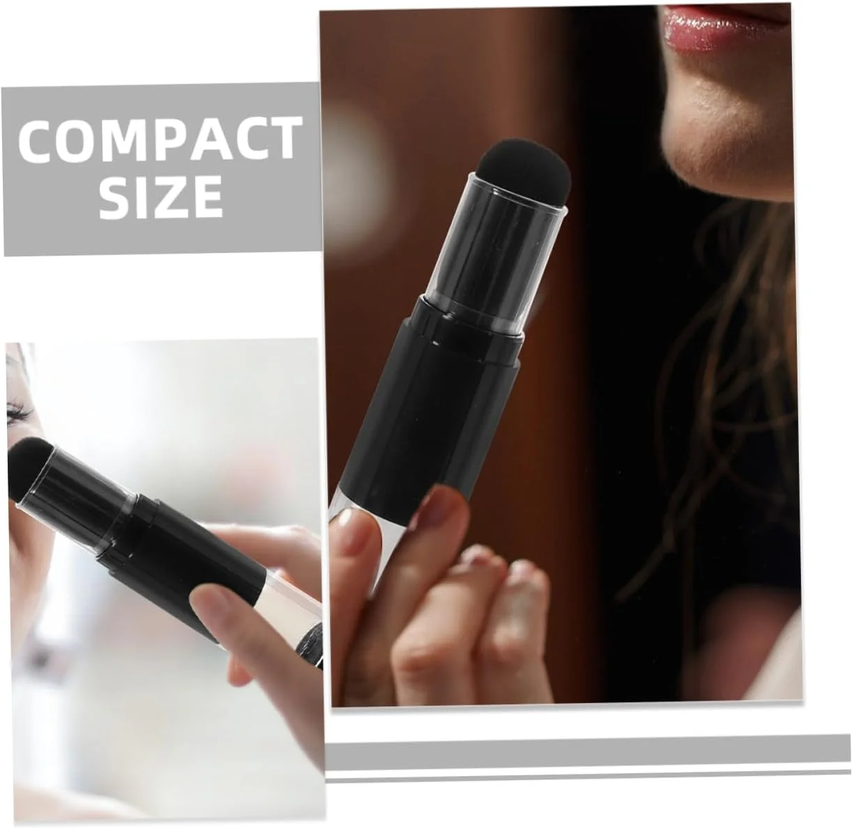 FRCOLOR برس پودر قابل شارژ 2 عددی، برس آرایشی قابل حمل برای پودر فیکس و رژگونه به همراه بطری مسافرتی برای استفاده در سفر FRCOLOR برس پودر قابل شارژ 2 عددی، برس آرایشی قابل حمل برای پودر فیکس و رژگونه به همراه بطری مسافرتی برای استفاده در سفر