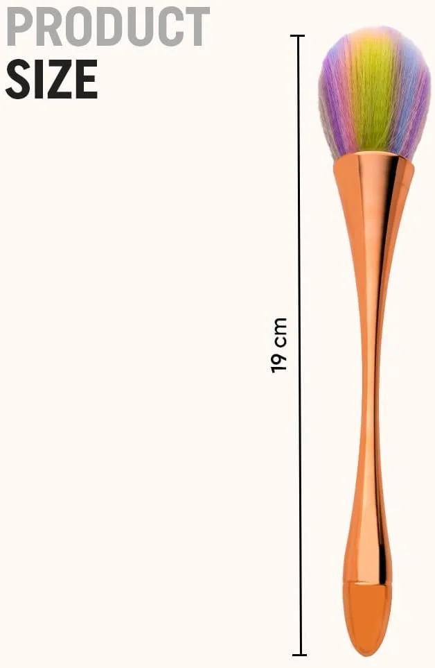 براش آرایشی ترکیبی نهایی Gleva برای کرم، مایع و پودر زیرسازی، رژگونه و برنزر، براش های ترکیب و پخش کننده آرایش (موهای رزگلد) براش آرایشی ترکیبی نهایی Gleva برای کرم، مایع و پودر زیرسازی، رژگونه و برنزر، براش های ترکیب و پخش کننده آرایش (موهای رزگلد)