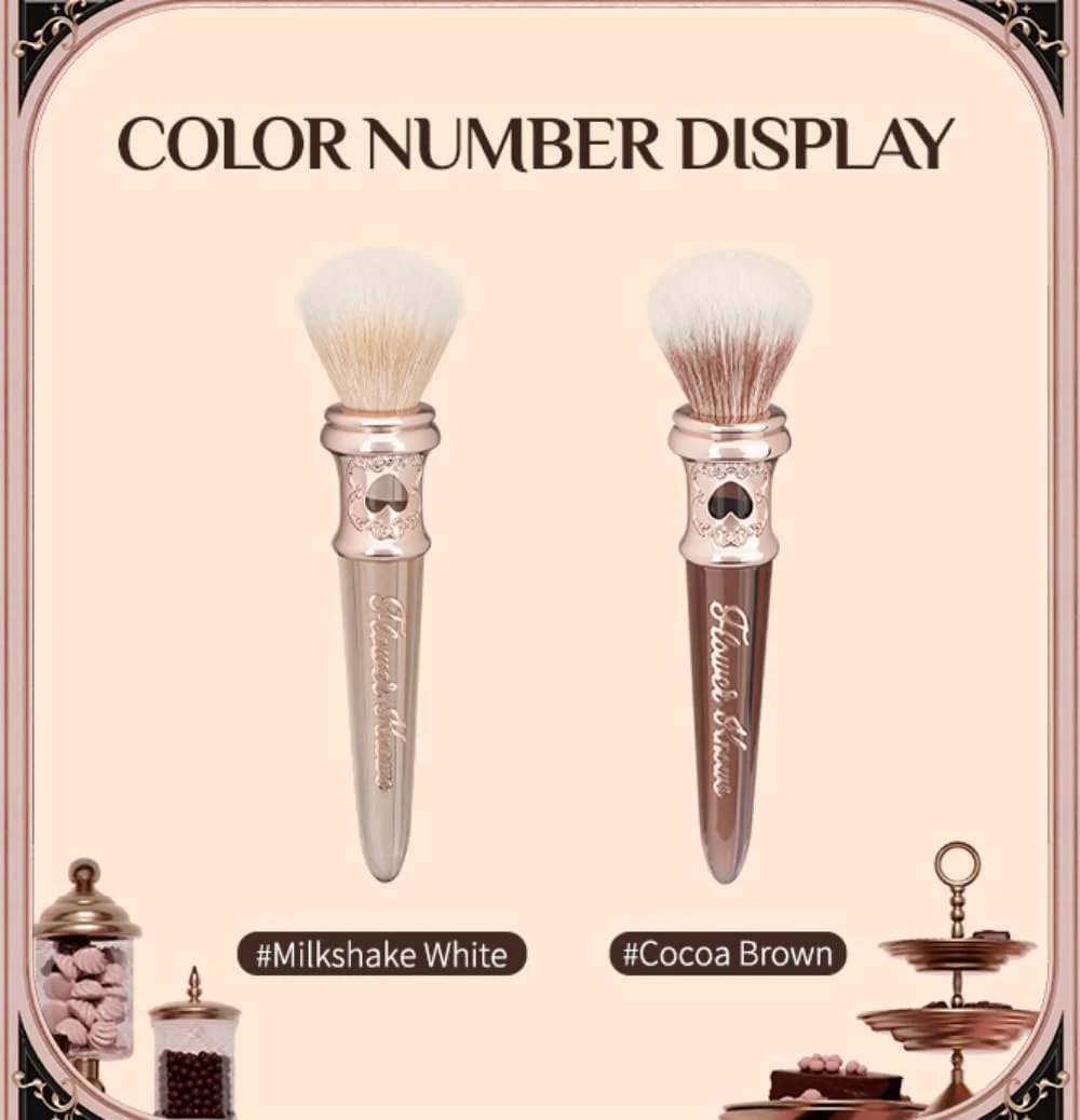 براش رژگونه فلاور نوز مدل Chocolate Wonder-Shop - براش آرایشی نرم برای هایلایتر، برنزر و کانتور (قهوه ای کاکائویی) براش رژگونه فلاور نوز مدل Chocolate Wonder-Shop - براش آرایشی نرم برای هایلایتر، برنزر و کانتور (قهوه ای کاکائویی)