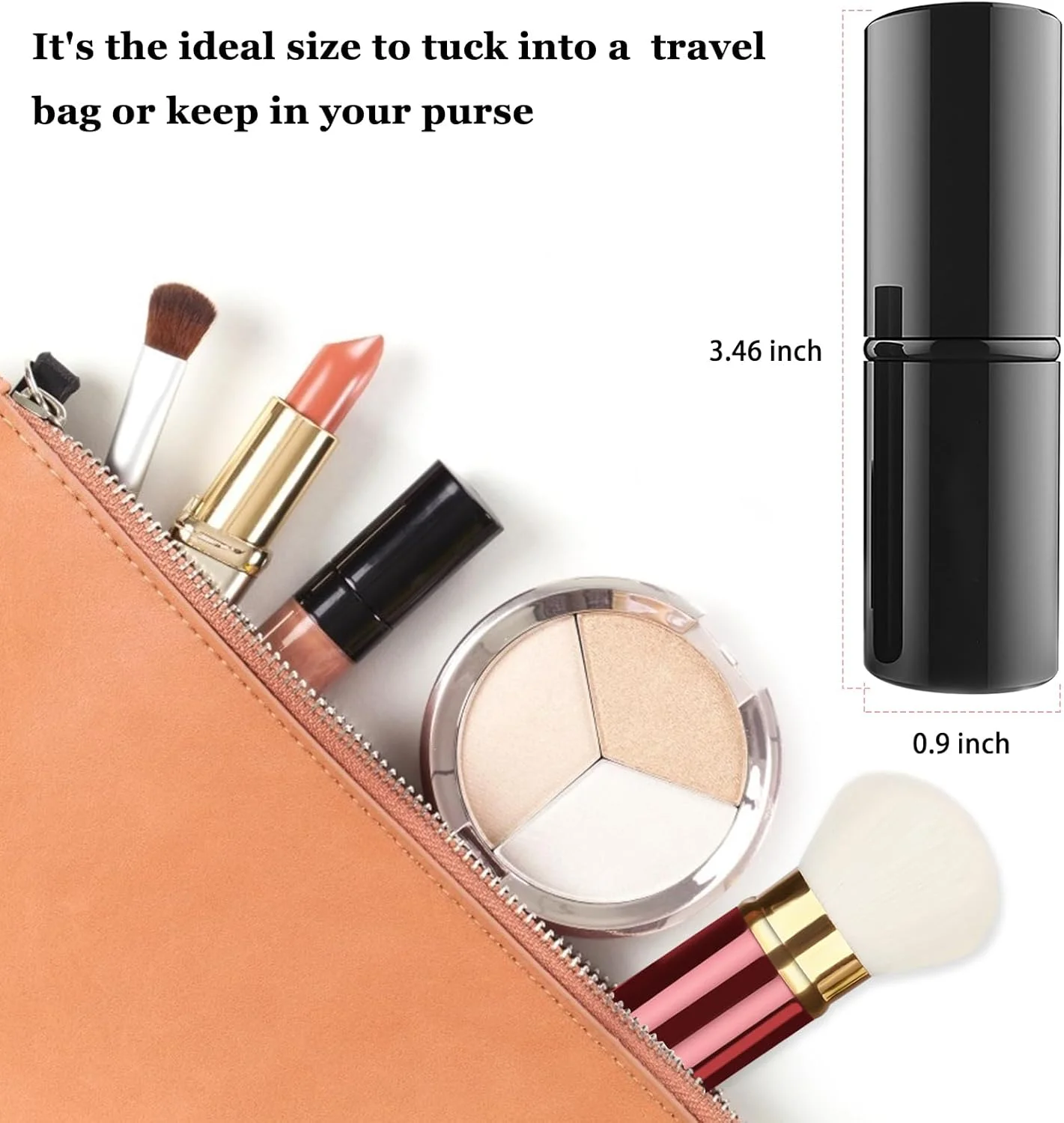 ست 2 عددی براش آرایشی رتراکتور Falliny، براش پودر کابوکی، براش رژگونه مسافرتی صورت با پوشش برای رژگونه، برنزر، ضد آفتاب، ترکیب، کانسیلر، هایلایتر، لوازم آرایشی پودری ست 2 عددی براش آرایشی رتراکتور Falliny، براش پودر کابوکی، براش رژگونه مسافرتی صورت با پوشش برای رژگونه، برنزر، ضد آفتاب، ترکیب، کانسیلر، هایلایتر، لوازم آرایشی پودری